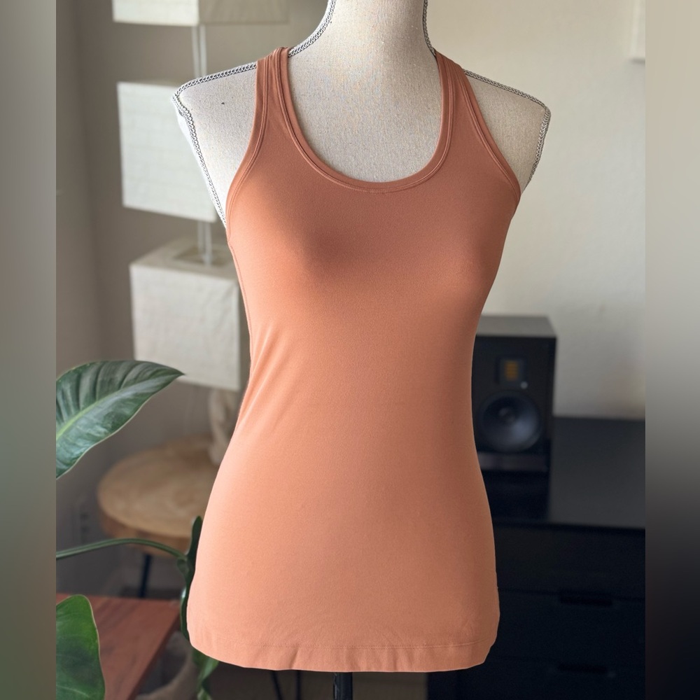 Lululemon Align Raceback Orange Tank Top, Size 6, Excellent condition